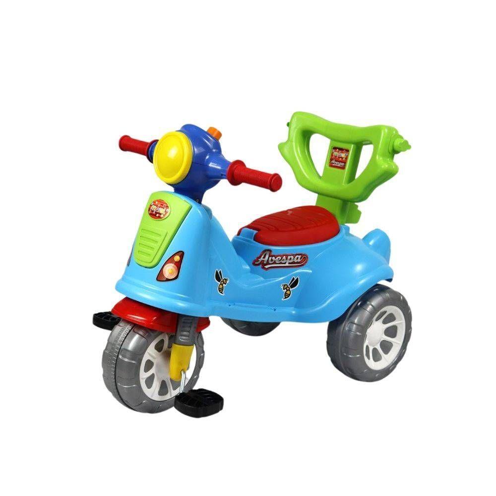 Carrinho Passeio Infantil Triciclo Alça Segurança Velotrol - 4