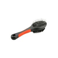Escova Dupla Black 21cm Para Cães Gatos Remove Pelos Soltos - 1