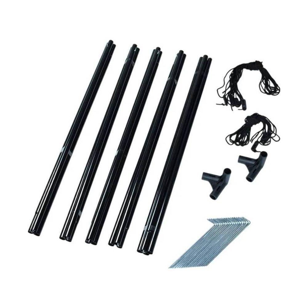 Barraca Verde 5 Pessoas Impermeável Proteção Contra Insetos - 4