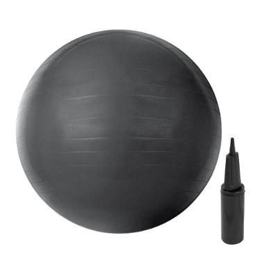 Bola De Ginástica 75cm Cinza Para Pilates Com Bombar De Ar