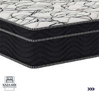 Cama Box Baú Marrom E Colchão Airtech 150 Espuma D45 Solteiro Ortobom