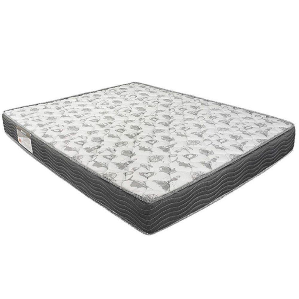 Cama Box Baú Cinza E Colchão Iso100 Espuma D33 Viúvo Ortobom - 1