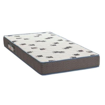 Cama Box Baú Bege E Colchão Light Espuma D33 Solteiro Ortobom