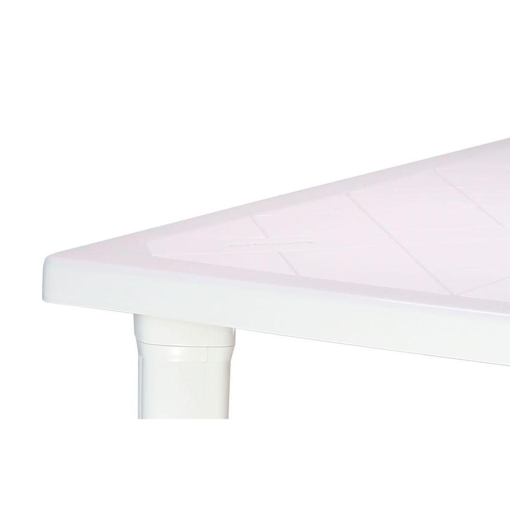 Mesa Tramontina Sancho 80 X. 80 Cm Em Polipropileno Branco - 3