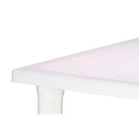 Mesa Tramontina Sancho 80 X. 80 Cm Em Polipropileno Branco - 3