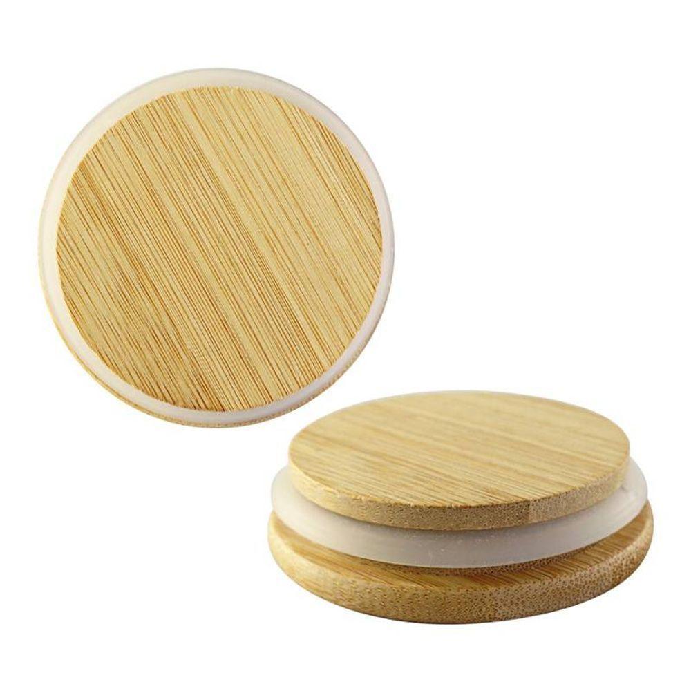 Pote De Vidro 800ml Hermético Multiuso Com Tampa De Bambu - 3