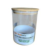 Pote De Vidro 800ml Hermético Multiuso Com Tampa De Bambu - 2