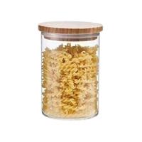 Pote De Vidro 800ml Hermético Multiuso Com Tampa De Bambu - 4