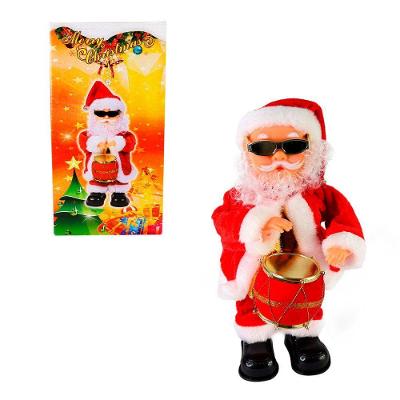Papai Noel Musical Natal Que Toca Tambor Decoração Natalina