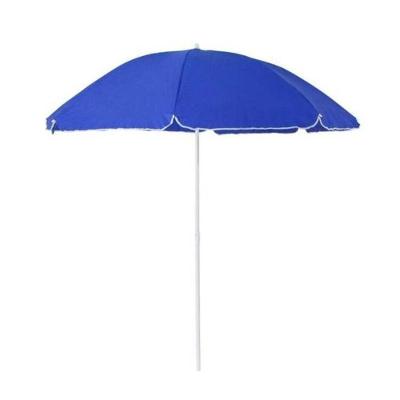 Guarda Sol De Praia Azul Altura Ajustável 117cm Até 180cm