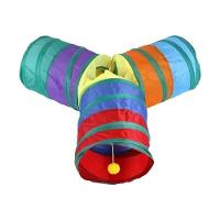 Túnel Em Y Para Gato Labirinto Interativo Brinquedo Pet - 1