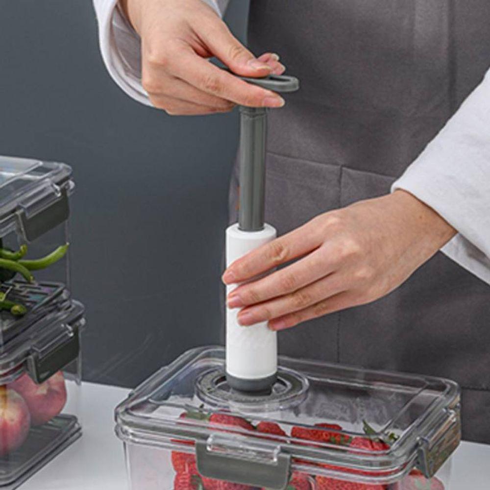 Pote Hermético 02 Litros Com Bomba Para Vedação à Vácuo - 4