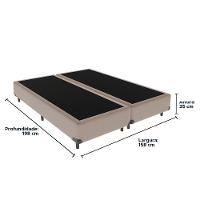 Base Box Queen Bege 158x198x35 - 3