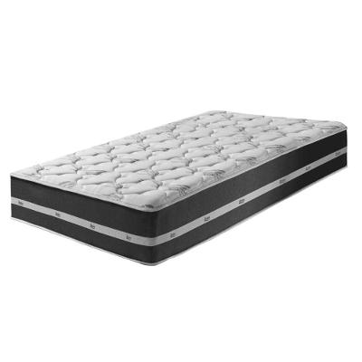 Cama Box Branco E Colchão Classic Preto Molas Ensacadas Solteiro Anjos