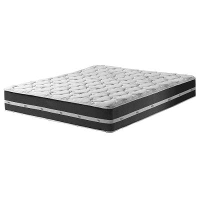 Cama Box Bege E Colchão Classic Preto Molas Ensacadas Queen Anjos