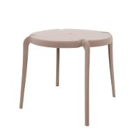 Mesa Clarice Camurça 79 Cm Em Polipropileno Fibra De Vidro - 1