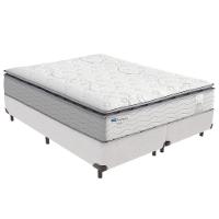 Cama Box Branco E Colchão Amsterdã Molas Ensacadas Queen Probel - 1