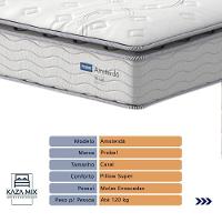 Cama Box Baú Casal E Colchão Molas Ensacadas Amsterdã Probel Preto - 2