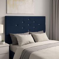 Cabeceira Cama Box Queen 160cm Virgínia Azul Marinho - 2