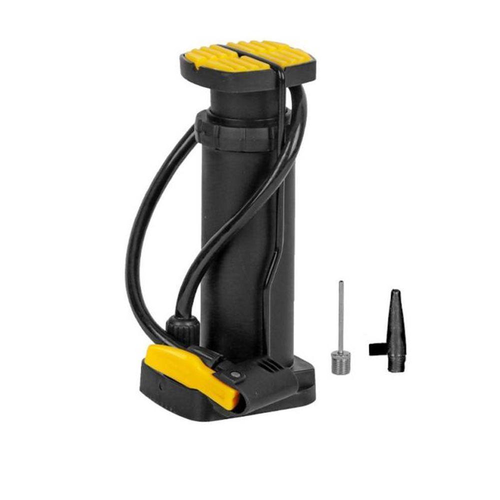 Bomba De Ar Com Pedal 02 Bicos Para Bolas Pneus E Infláveis - 1