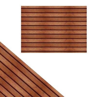 Papel De Parede Adesivado 45cm X 5 Metros Pvc Madeira Ripada