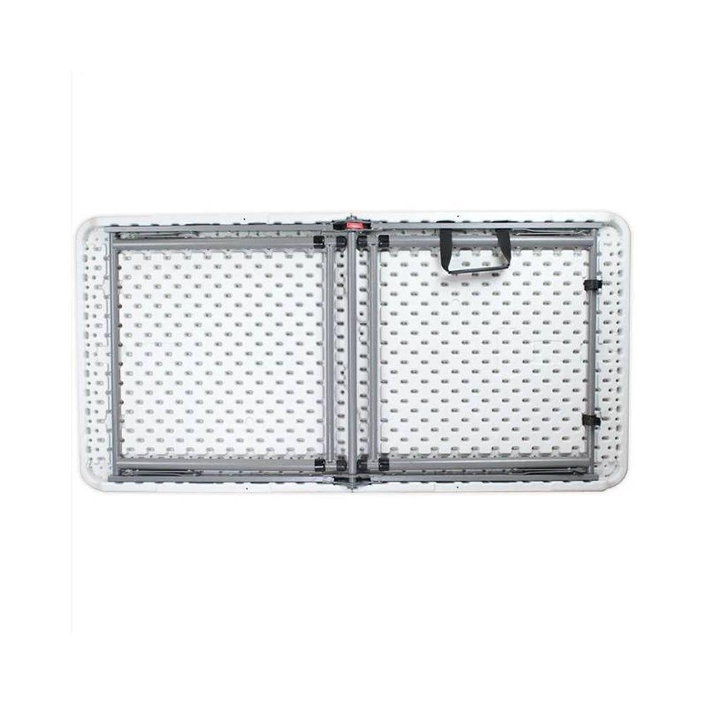 Mesa Branca Dobrável Portátil 1,20 Metros Altura Ajustável - 3