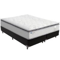 Cama Box Preto E Colchão Amsterdã Molas Ensacadas Queen Probel - 1