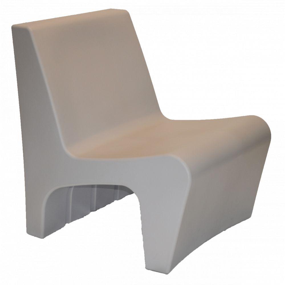 Poltrona Berta Concreto Em Polietileno Tramontina - 1