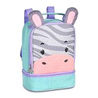 Lancheira Infantil Térmica 02 Alças Zebra Com Bolso Escolar - 1
