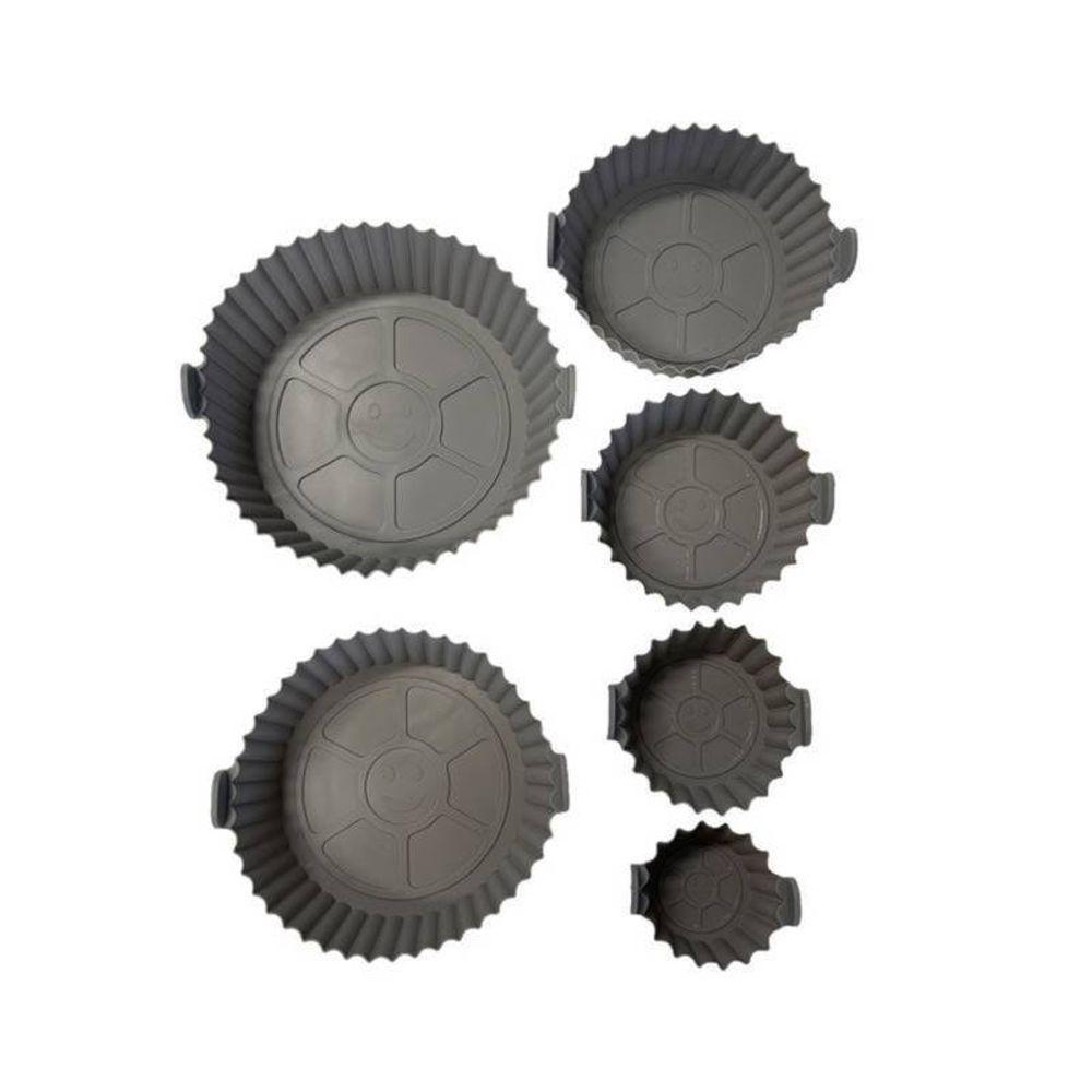 Conjunto 36 Formas De Silicone Air Fryer Forno Micro Ondas - 4