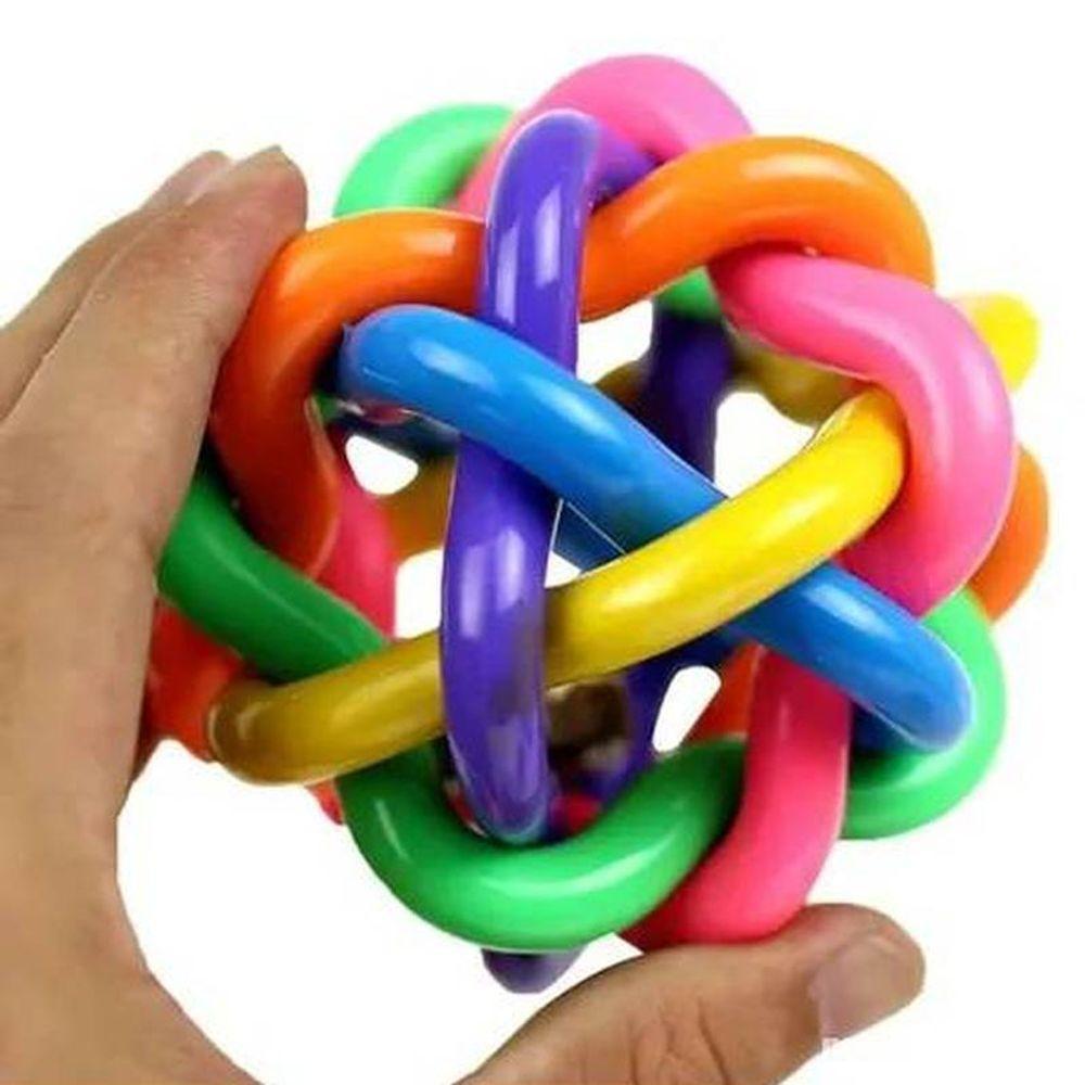 Bola Pequena Trançada Com Som Brinquedo Para Cães E Gatos - 6