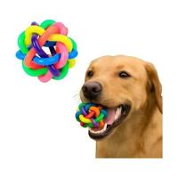 Bola Pequena Trançada Com Som Brinquedo Para Cães E Gatos - 5