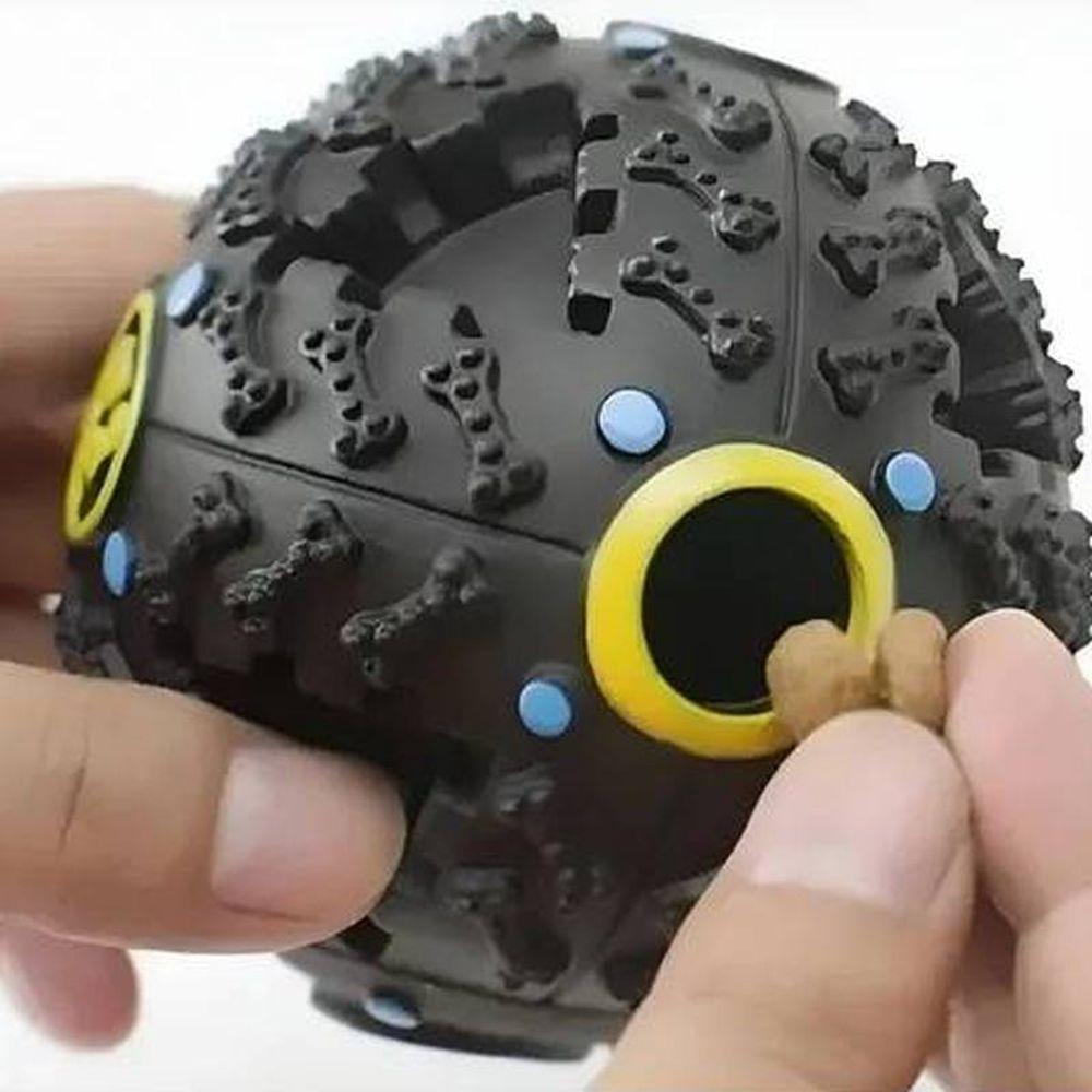 Bola Para Pets 10cm Com Espaço Para Colocar Petiscos Ração - 6