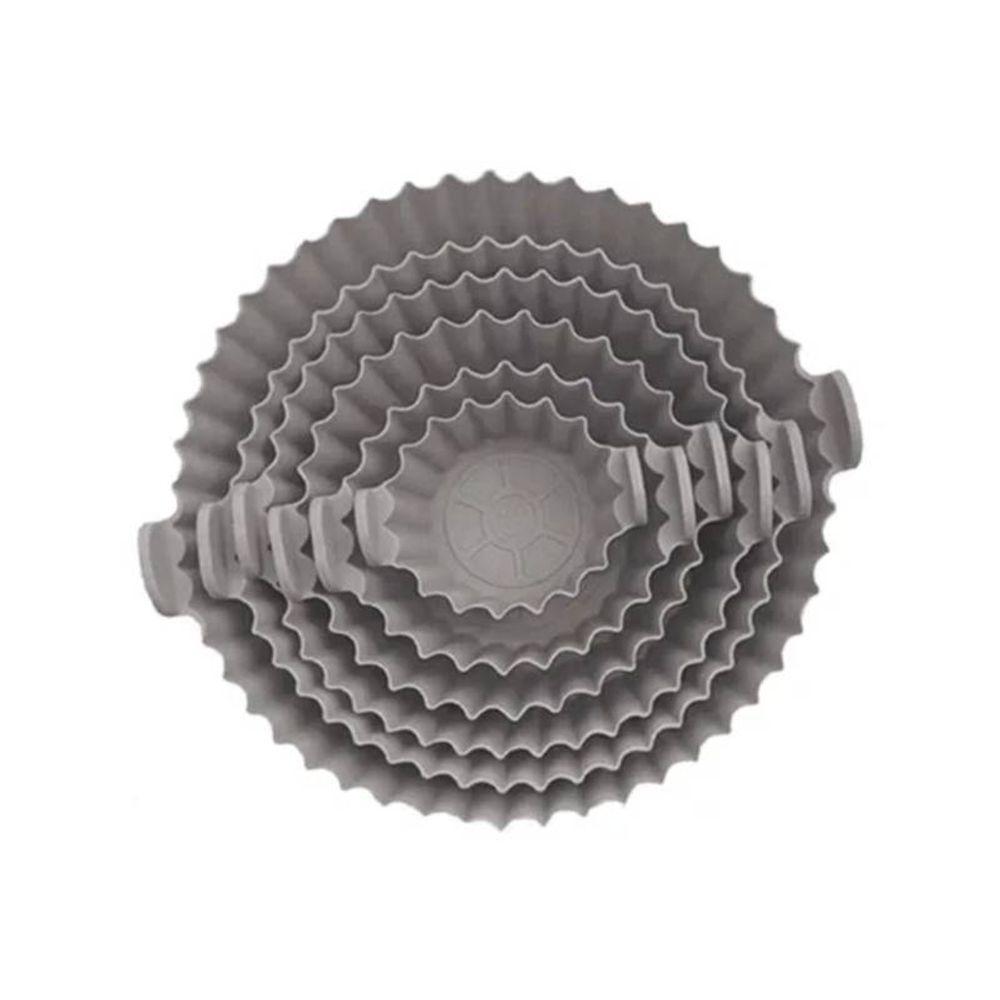 Conjunto 06 Formas De Silicone Air Fryer Forno Micro Ondas - 2