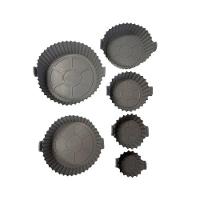 Conjunto 06 Formas De Silicone Air Fryer Forno Micro Ondas