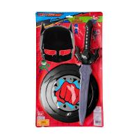 Kit Fantasia Infantil Batman Com Máscara Escudo E Espada - 4