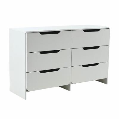 Cômoda Ditália 6 Gavetas Dm-244 Branco