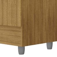 Guarda Roupa Solteiro 103cm Com 4 Portas Ideal Nature - Vila Rica - 9