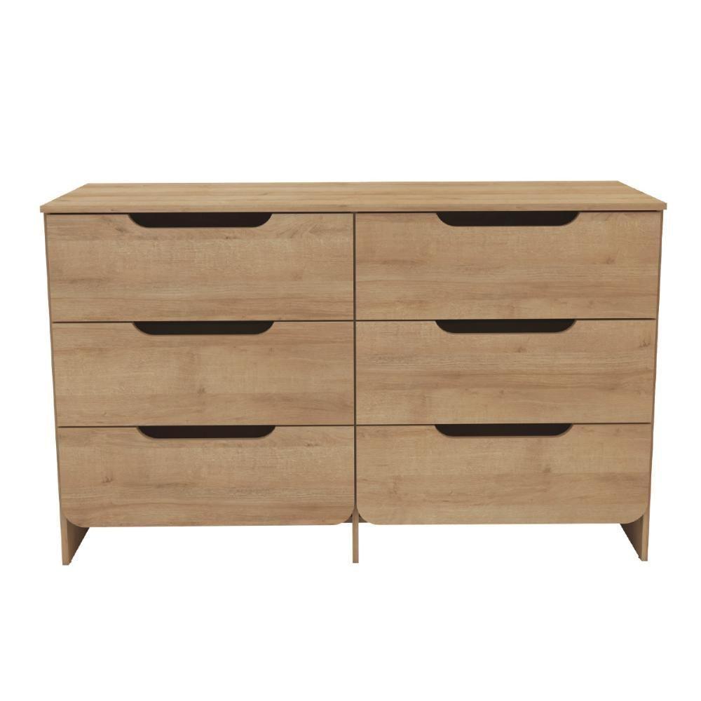 Cômoda Ditália 6 Gavetas Dm-244 Riviera - 1