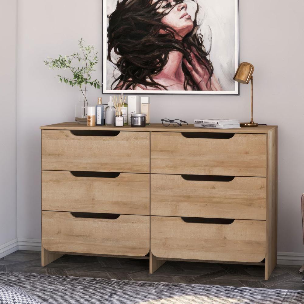 Cômoda Ditália 6 Gavetas Dm-244 Riviera - 5