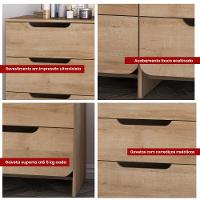 Cômoda Ditália 6 Gavetas Dm-244 Riviera - 2