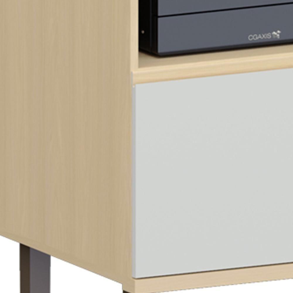 Paneleiro Cozinha Torre Quente 70cm Pierre Carvalho/cinza L01 - Mpozenato - 7