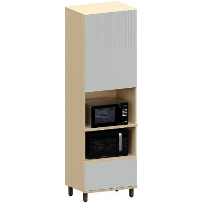 Paneleiro Cozinha Torre Quente 70cm Pierre Carvalho/cinza L01 - Mpozenato