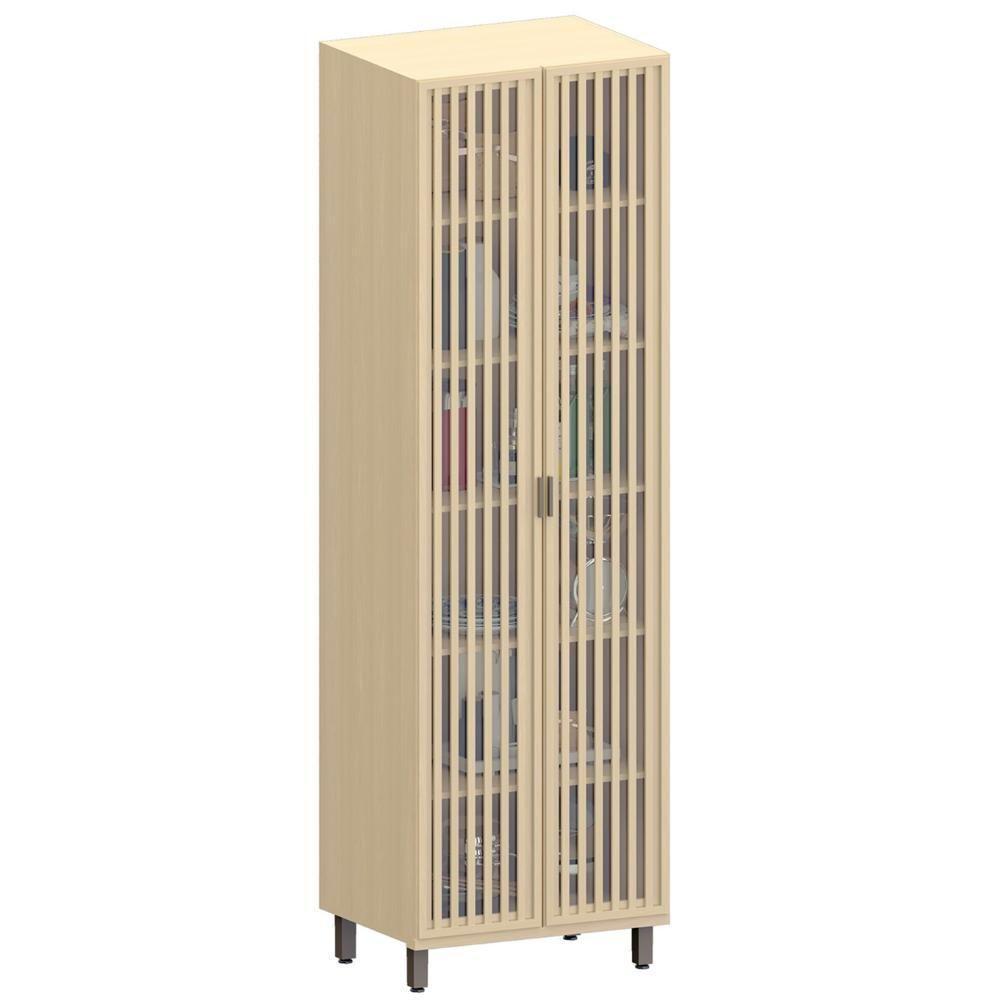 Paneleiro De Cozinha 2 Portas 70cm Cristaleira Pierre Carvalho L01 - Mpozenato - 1