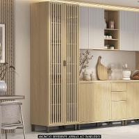 Paneleiro De Cozinha 2 Portas 70cm Cristaleira Pierre Carvalho L01 - Mpozenato - 2