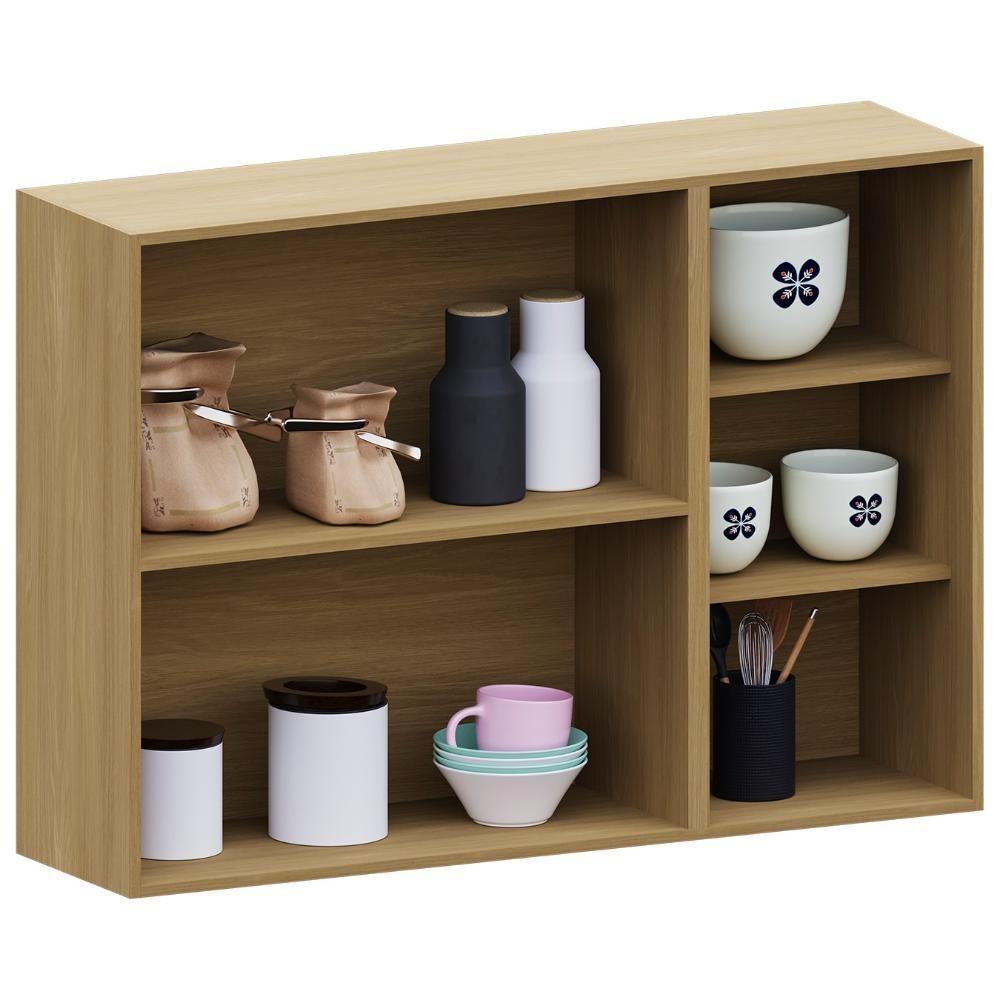 Armário De Cozinha Aéreo 120cm 3 Portas Mirella Freijó L01 - Mpozenato - 5