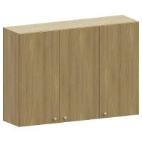 Armário De Cozinha Aéreo 120cm 3 Portas Mirella Freijó L01 - Mpozenato - 1