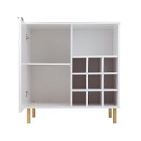 Aparador Bar Adega + Cristaleira Ditália R-633 E-964 Branco - 7