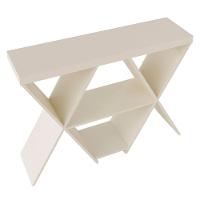 Aparador Sala De Estar 110cm 1 Prateleira Jhonny Off White A09 - Mpozenato - 5