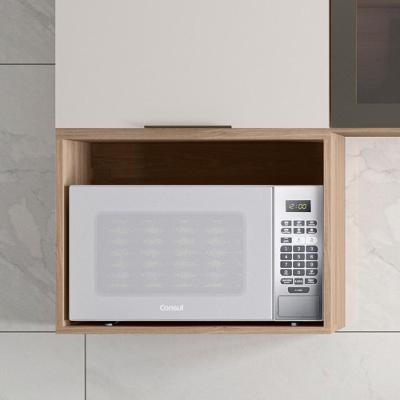 Suporte Micro-ondas Forno 58cm Aéreo Grace Carvalho Oak Z44 - Mpozenato
